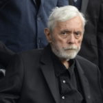 Josef Abrhám, herec, Libuše Šafránková, poslední rozloučení, pohřeb, kostel svaté Anežky České—Josef Abrham, last public farewell with Czech actress Libuse Safrankova