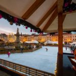 náměstí Přemysla Otakara II., kluziště pro veřejnost, bruslení