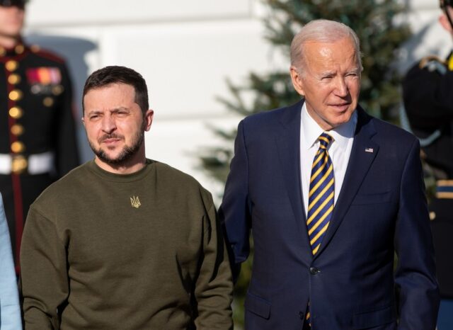 joe biden volodymyr zelenský