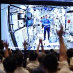 CHINA-HONG KONG-EARTH-SPACE VIDEO LINK INTERACTION (CN)